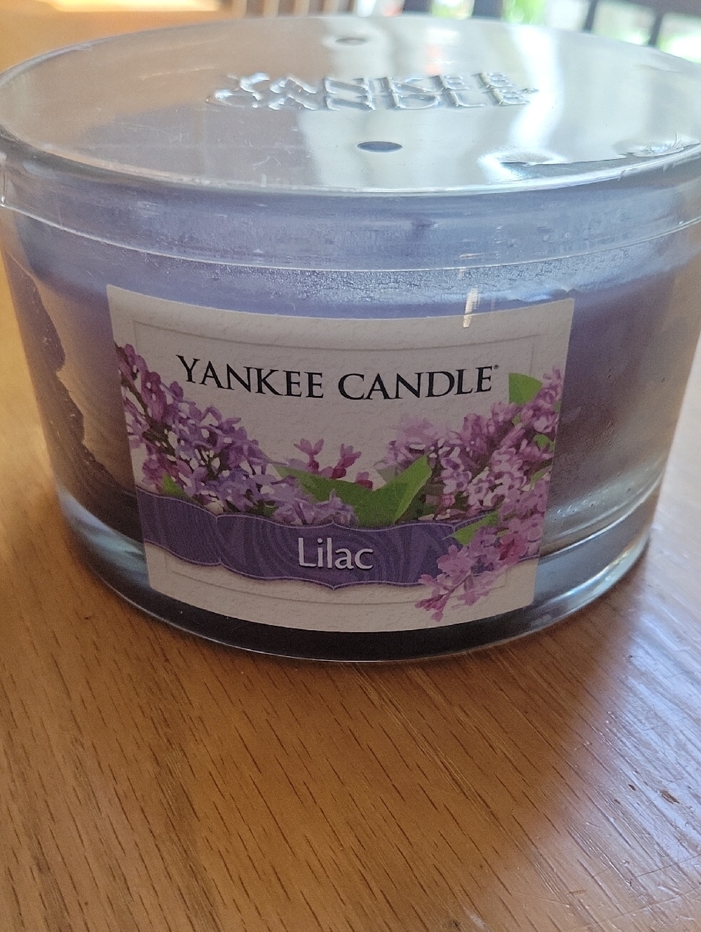 Yankee Candle Lilac Scented Jar - Lavender Purple 3 Wick, 17 Oz. NWOT